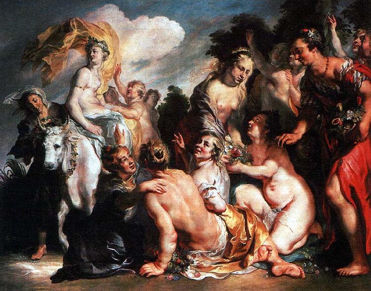 Jacob Jordaens Abduction of Europe oil painting image